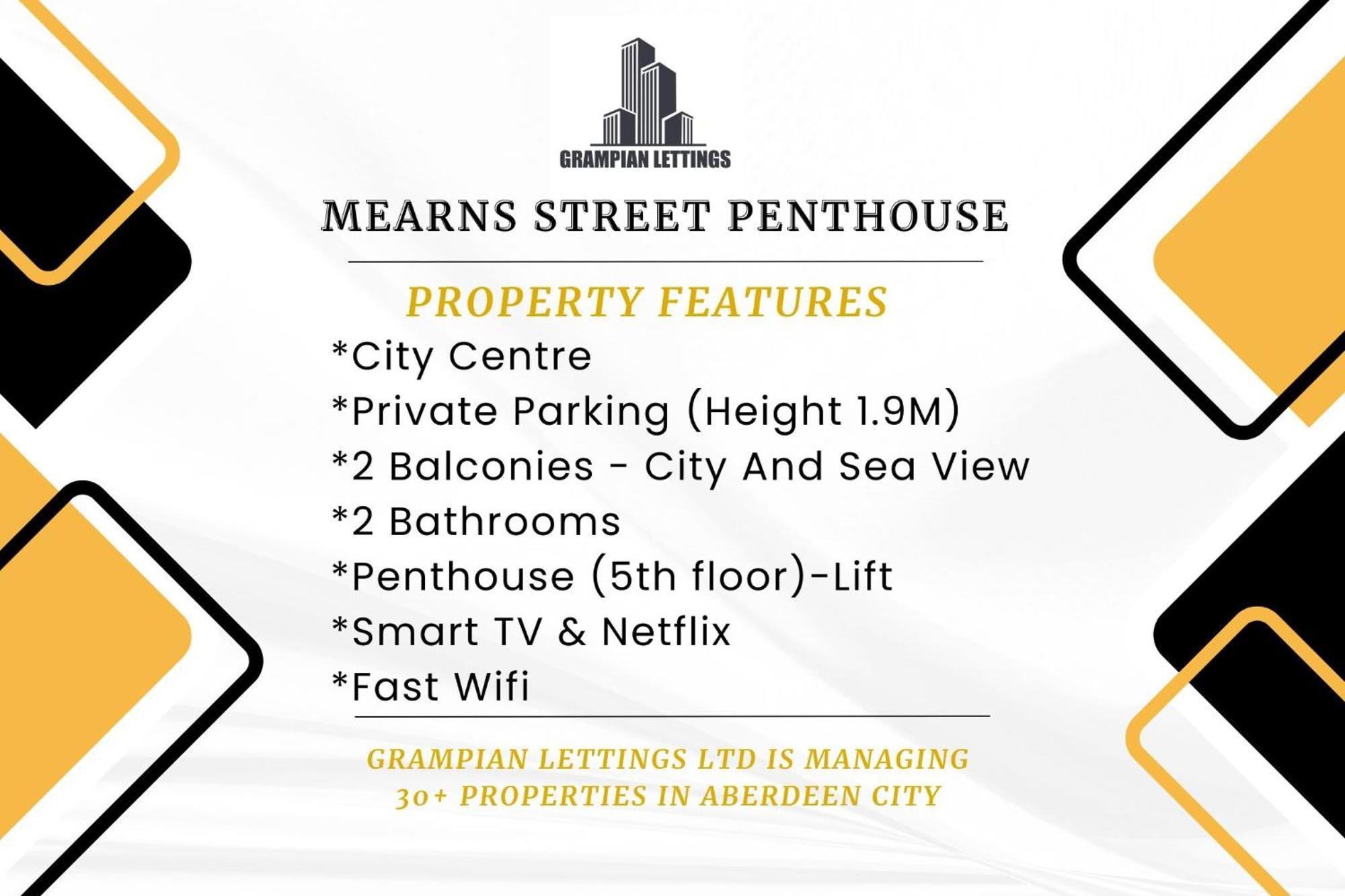 Mearns Street Penthouse - Grampian Lettings Ltd Апартаменты